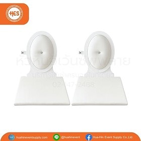 เช่าอาสนะพระพร้อมเบาะ สีขาวโมเดิร์น